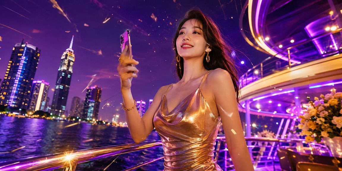 Người chơi tại Sài Gòn sử dụng ứng dụng casino trên điện thoại giữa đêm phố neon